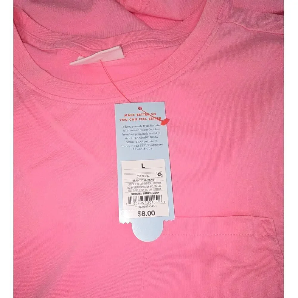 Kids' Drop Shoulder Short Sleeve T-Shirt | Cat & Jack | Large - Picture 9 of 10